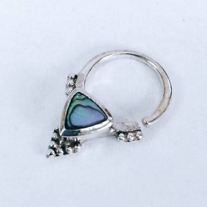 Ritual Septum Jewelry Silver ⎜ various gemstone options