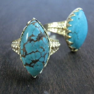 Empress Ring Tibetan Turquoise image 6