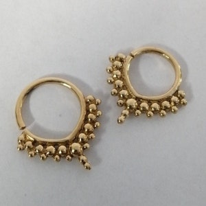 Brass Septum Jewelry Zen