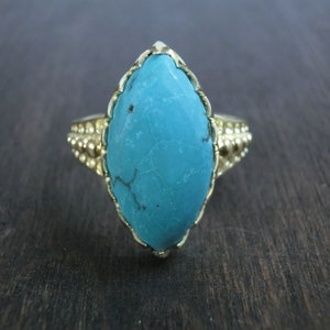 Empress Ring Tibetan Turquoise image 2