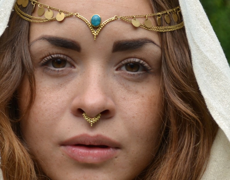 Tribal Brass Earrings