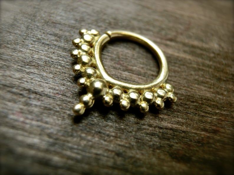 Tribal Brass Earrings