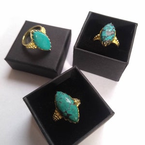 Empress Ring Tibetan Turquoise image 8