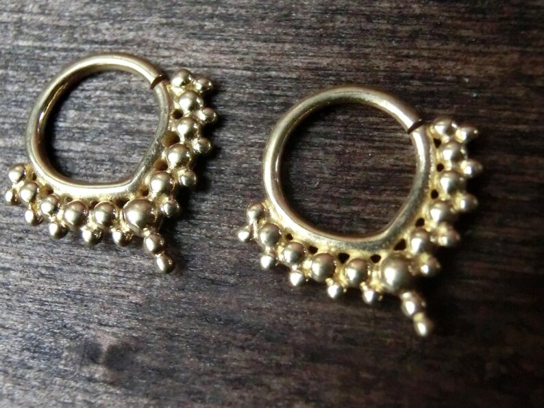 Tribal Brass Earrings