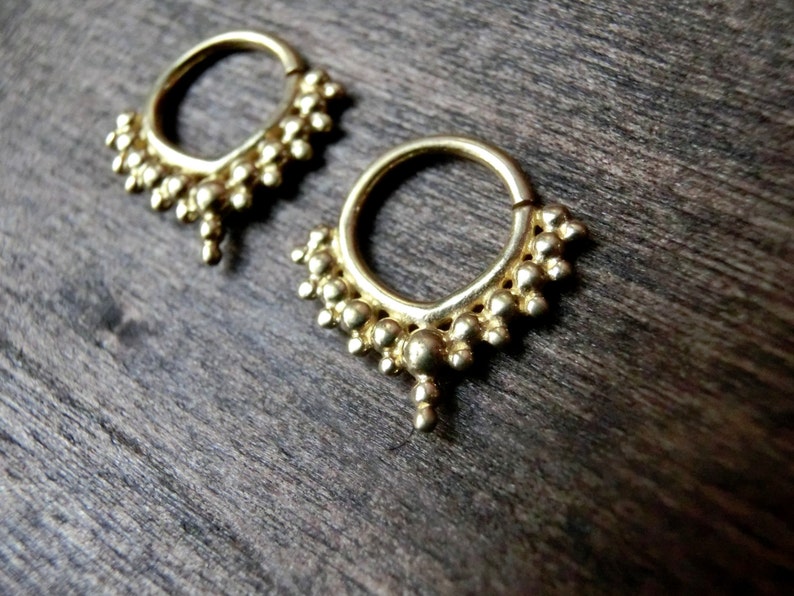 Tribal Brass Earrings