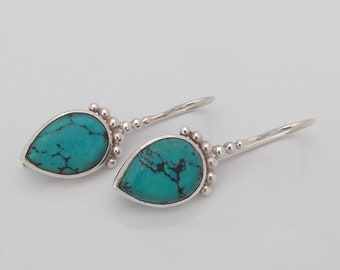 Turquoise Hook Earrings