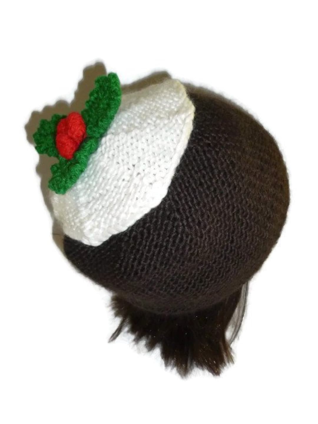 Christmas Pudding Hat. Christmas Pudding Beanie. Knitted Etsy