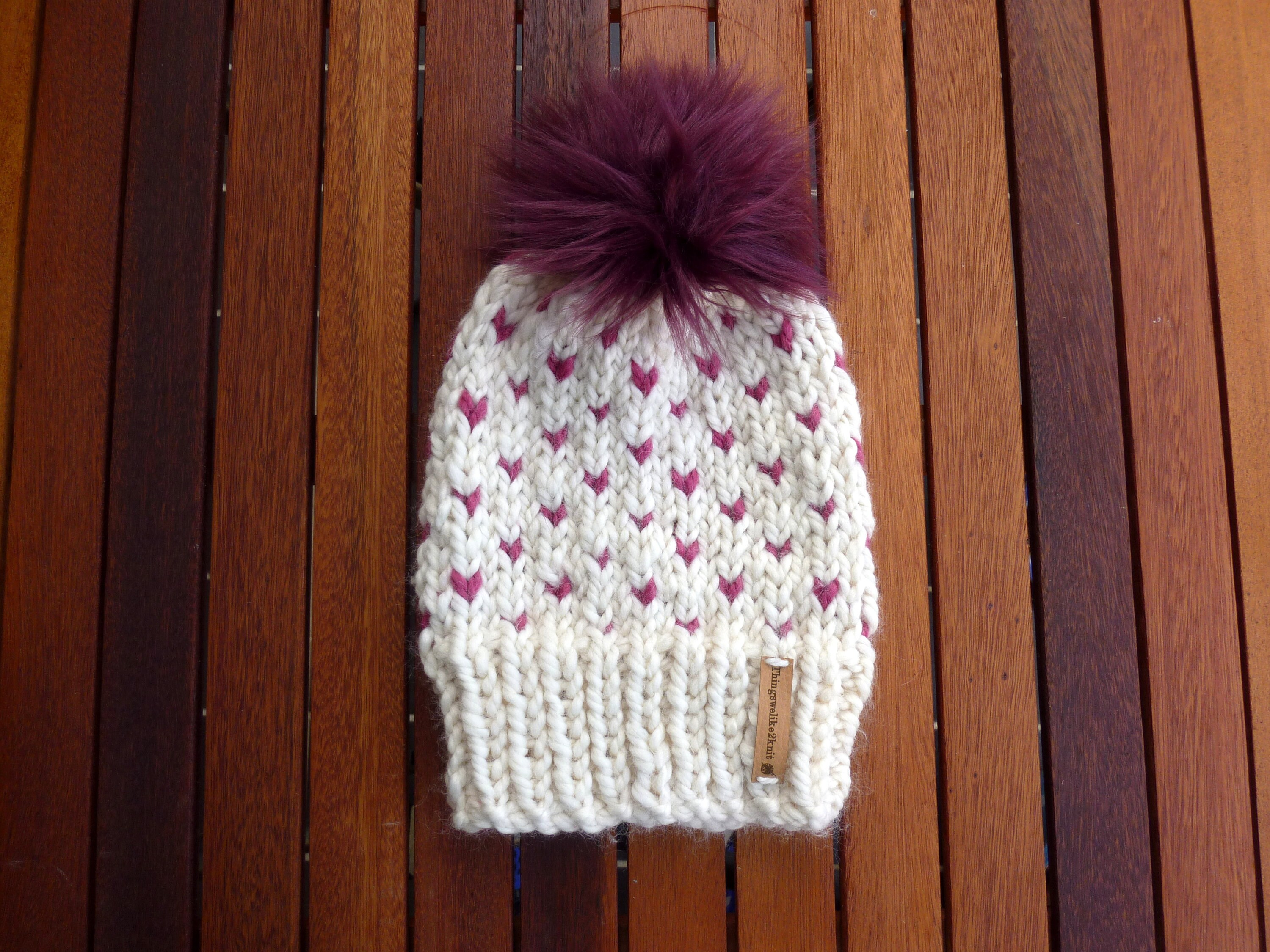 Chunky Knit Fair Isle Beanie. Fair Isle 