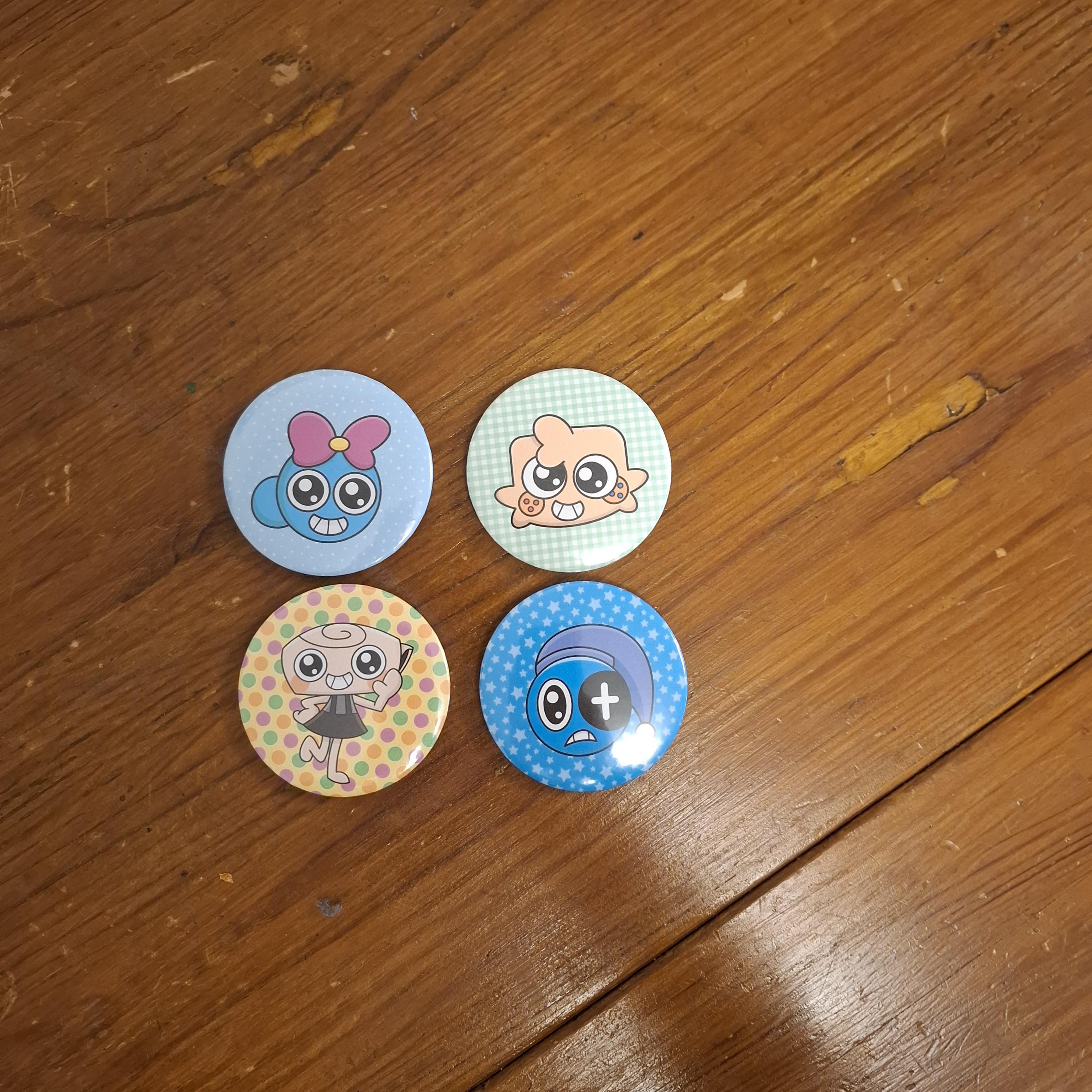Dandy's World Badges – Choose From Poppy, Goob, Astro or Shelley