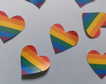Rainbow pride stickers