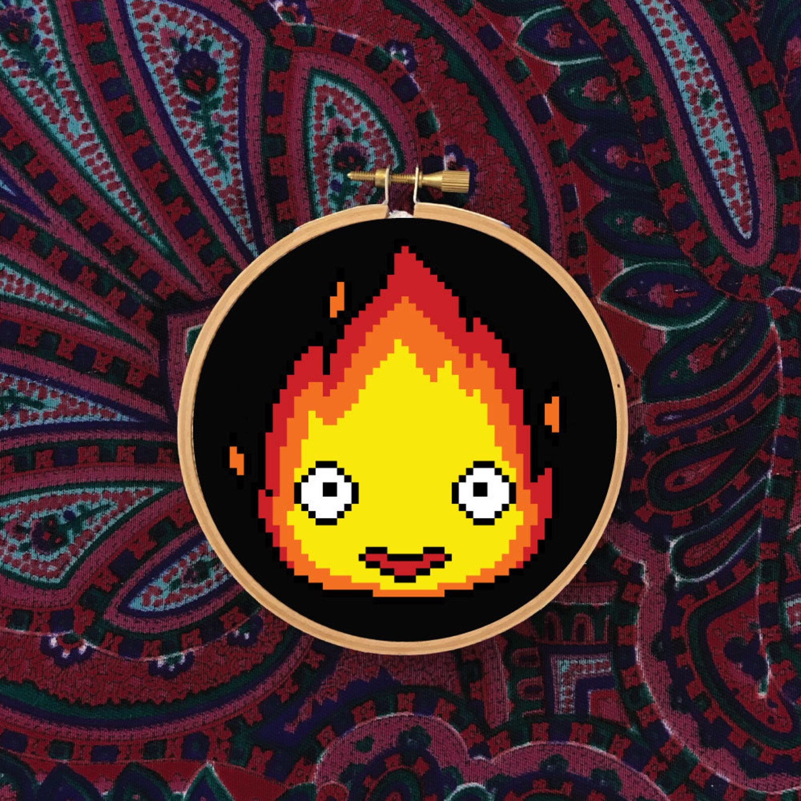 Кальцифер из ходячего замка картинки