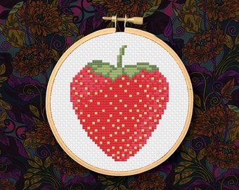 Strawberry - PDF Cross Stitch Pattern