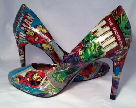 marvel high heels
