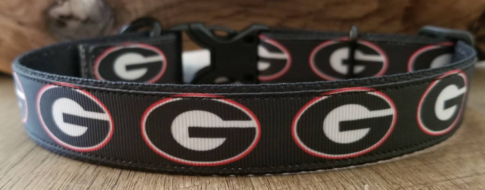 Ga Bulldogs Dog Collar Etsy