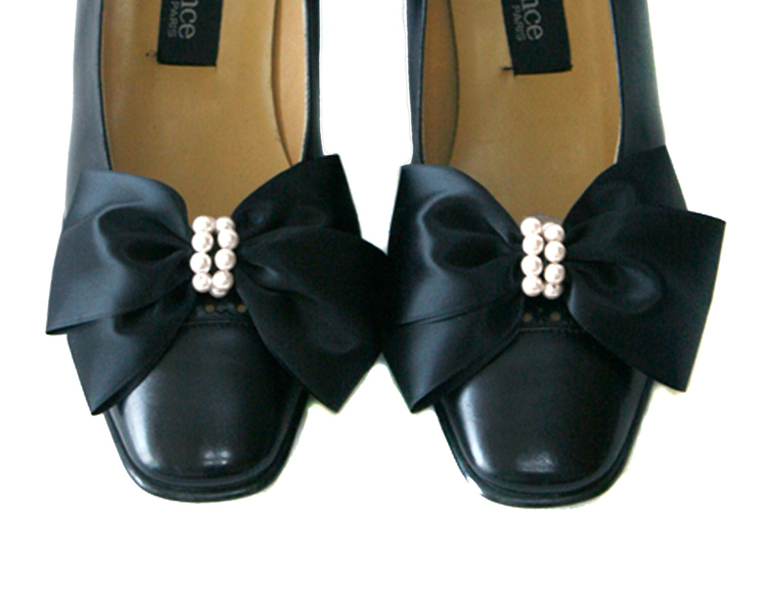 Satin Big Ribbon Bow Shoe Clips Shoe Clips Bows Ribbon Shoe Etsy