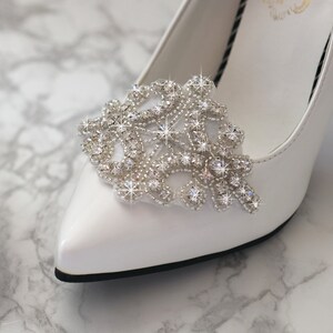 Rhinestone Applique Shoe Clips Shoe Ornaments Wedding Shoe - Etsy