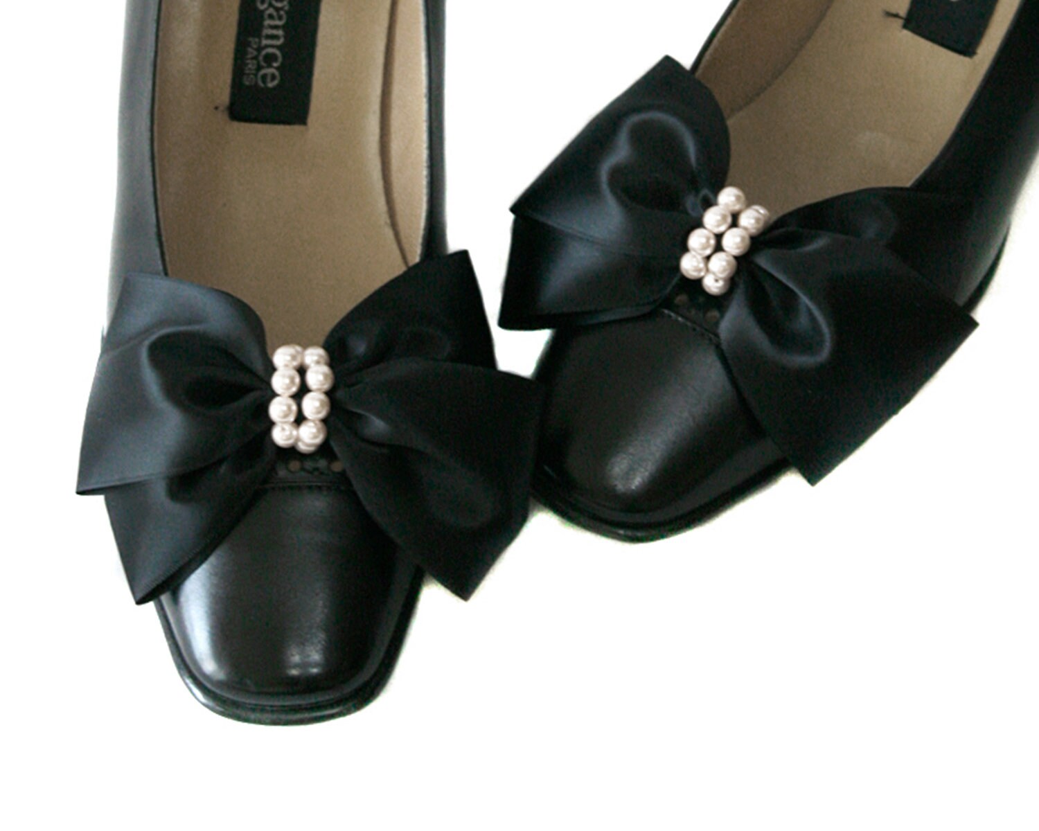 Satin Big Ribbon Bow Shoe Clips Shoe Clips Bows Ribbon Shoe Etsy