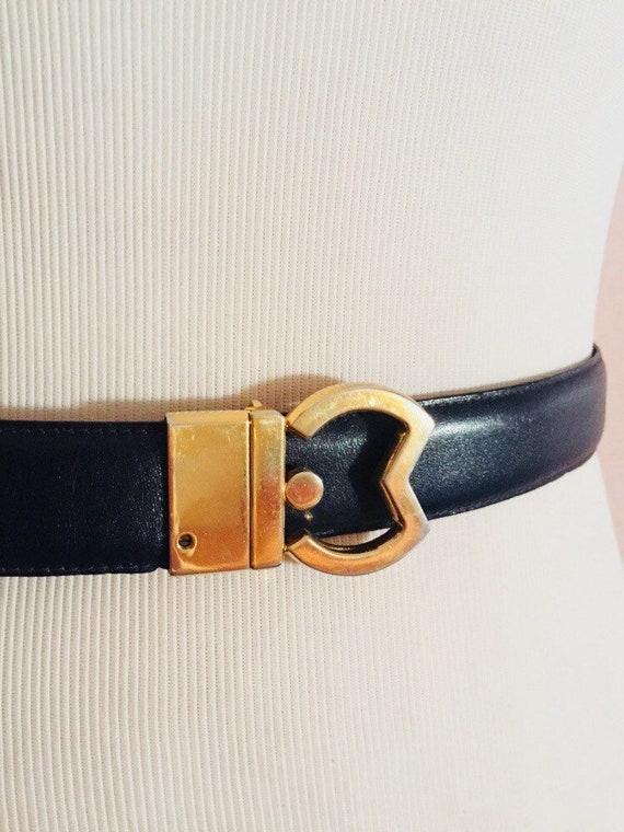 Mila schon belt vintage 80s woman leather