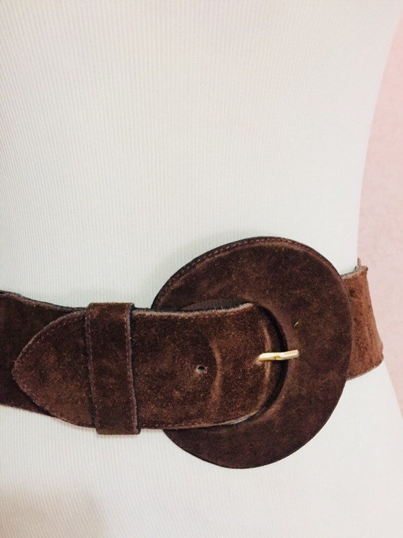 Saints vintage leather belt, 70s