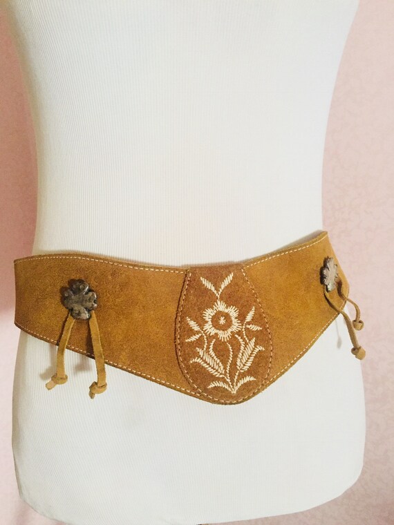 Gassner, vintage belt, leather, 70s, woman