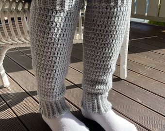 Handmade Crochet women or men Leg Warmers, crochet granny strip, crochet socks, crochet ankle socks