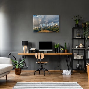 Timpanogos Mountain Print, Utah Mountains, Utah Art, Utah Photography Print, Dramatic Mountain Landscape Wall Art, Mountain Wall Decor