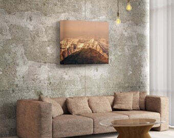 Timpanogos Mountain Sunset Print, Utah Landscape Wall Art