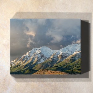 Mount Timpanogos canvas art print.