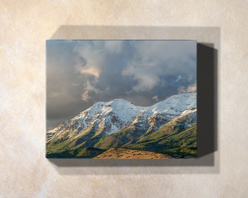 Mount Timpanogos canvas art print.