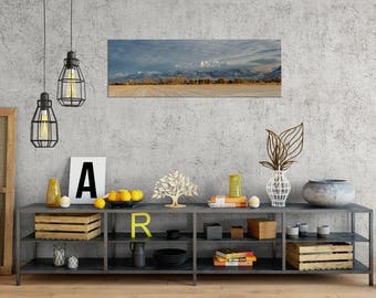 Timpanogos Mountain Autumn Sunrise Panorama, Utah Wall Art