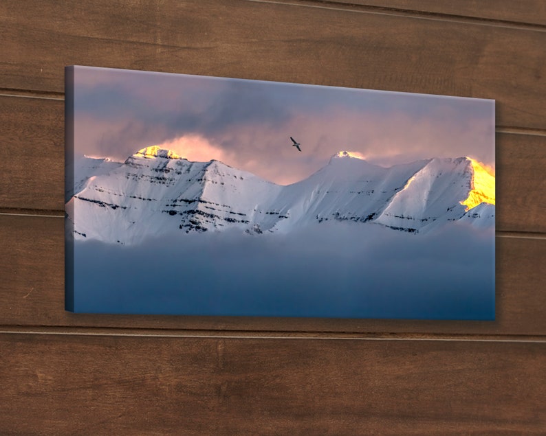 Mount Timpangos Utah wall art print.