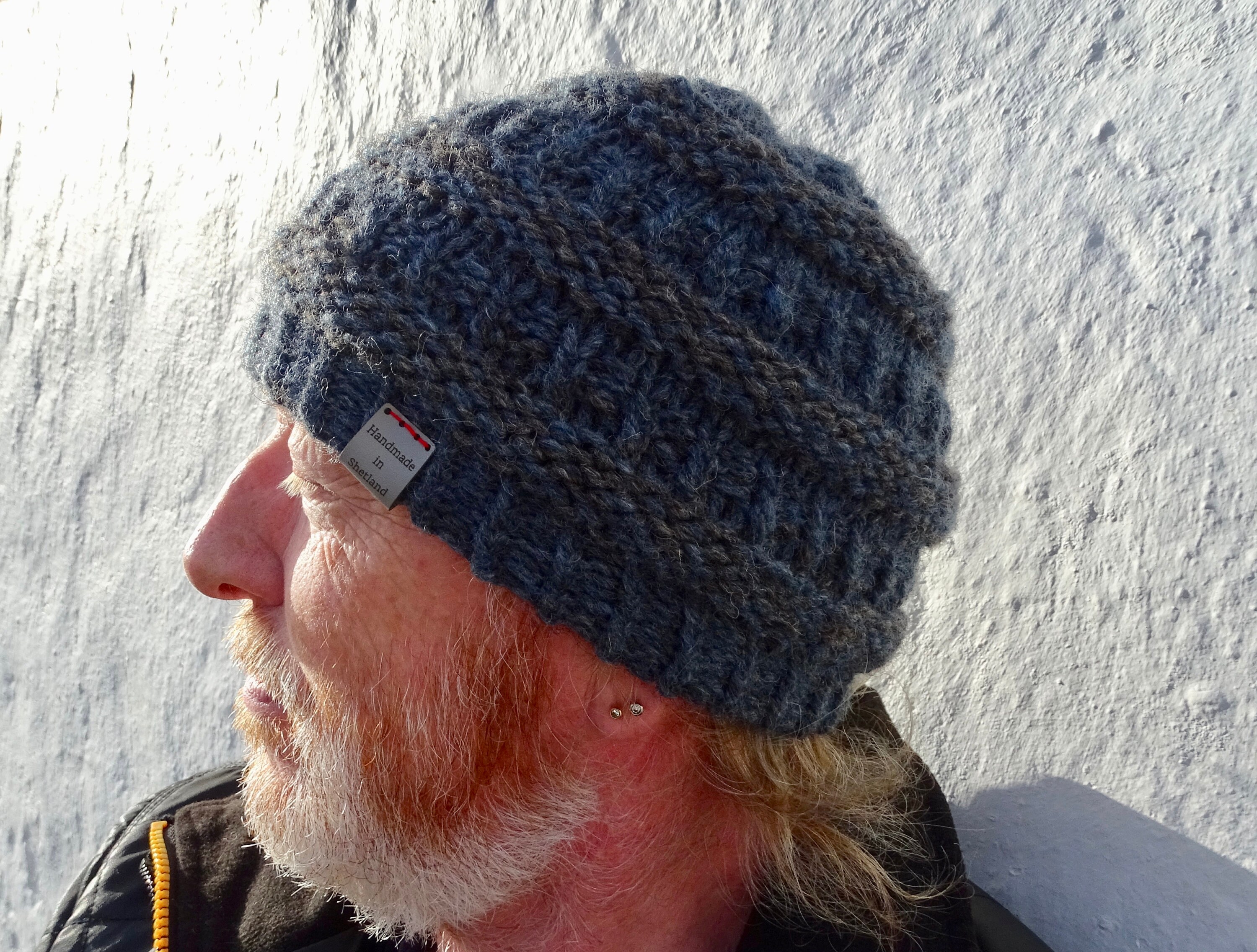 Pure 100 Shetland wool chunky hat warm and cosy men and Etsy