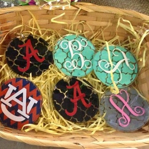 Personalized Circle Keychain