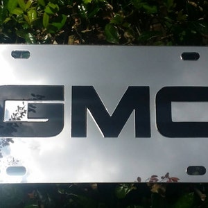 GMC Mirror License Plate image 1