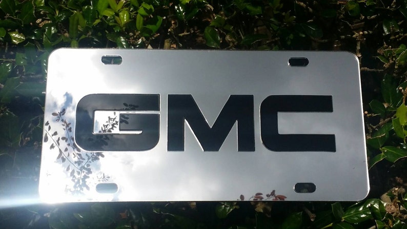 GMC Mirror License Plate image 1