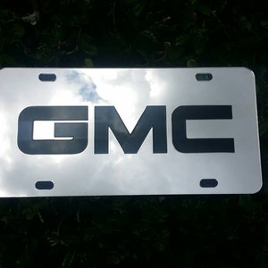 GMC Mirror License Plate image 2