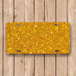 Amber Glitter Acrylic (Real Glitter)