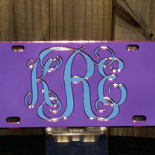 Custom Mirror License Plate Car Tag Personalized Car Tag Etsy