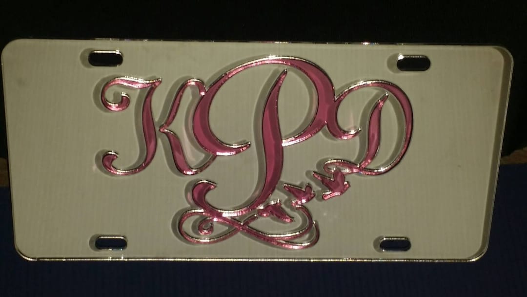 Custom Mirror License Plate, Car Tag, Personalized Car Tag, Custom
