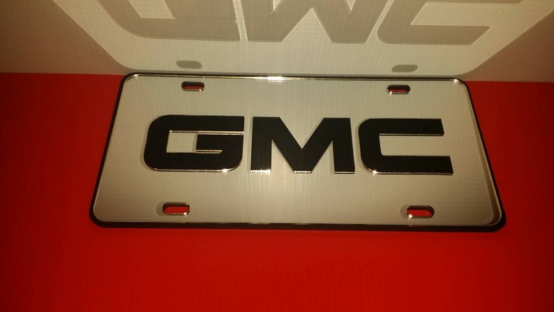 GMC Mirror License Plate image 4