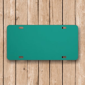 Custom Mirror "TEAL" License Plate, Car Tag, Personalized Car Tag, Custom Front Plate, Monogram License, Personalized License Plate