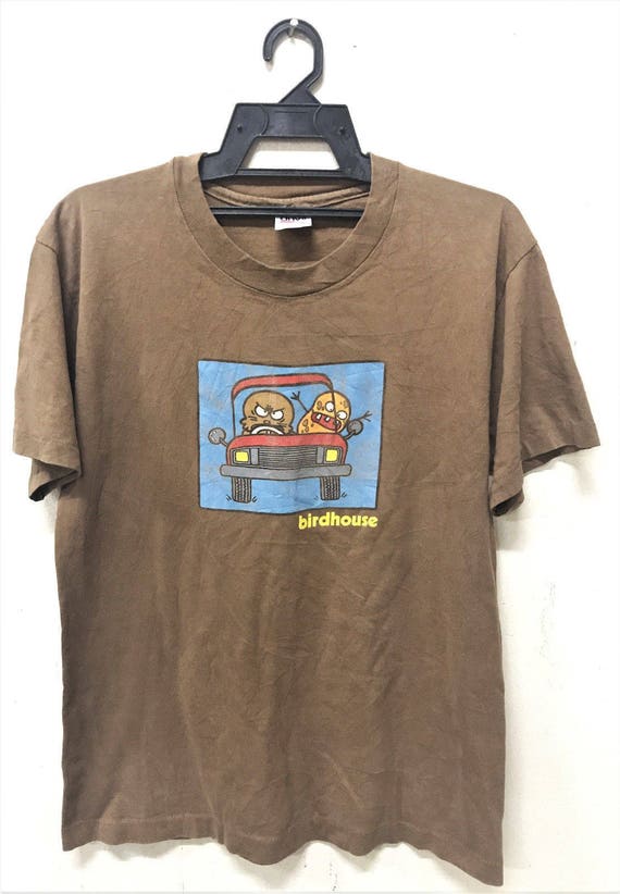 VINTAGE BIRDHOUSE SKATEBOARD skate t shirt tony hawk powell Etsy