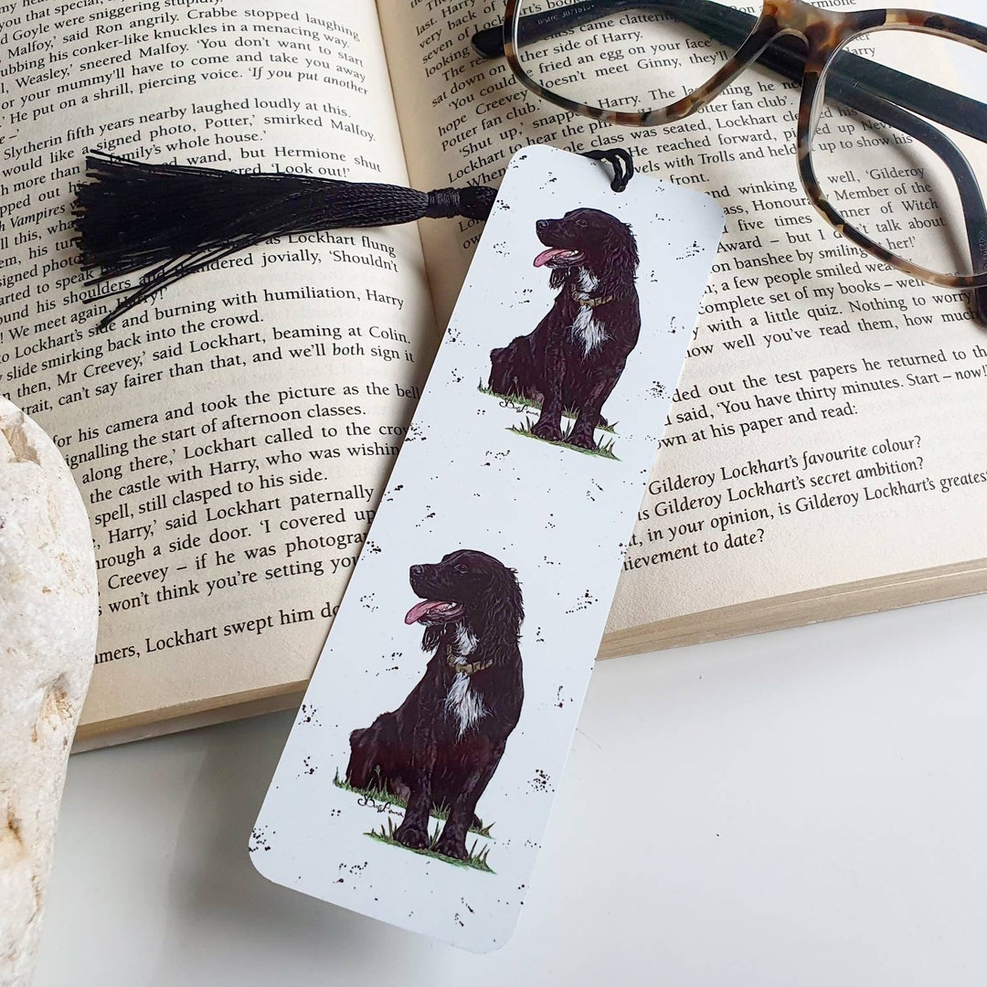 Cocker Spaniel Metal Bookmark, Bookworm Gifts, Spaniel Lover Gift ...
