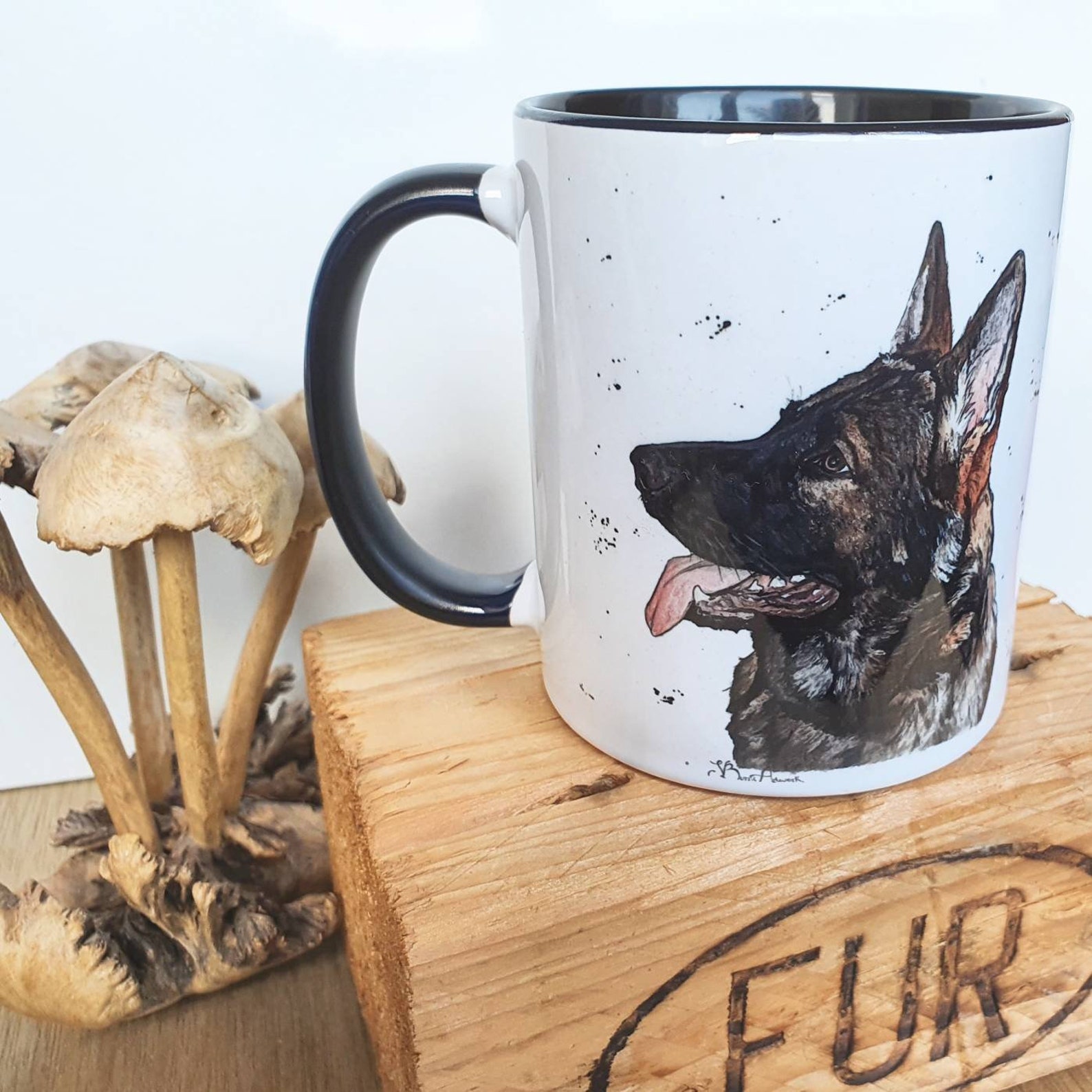 German Shepherd Coffee Mug Dog Lover Gift Pet Loss Gifts Etsy