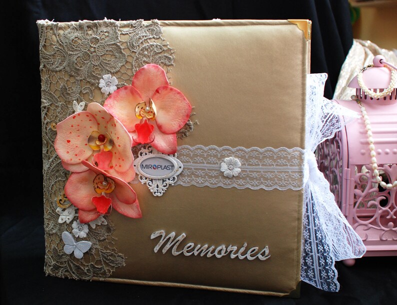 Scrapbook album 12x12 inches Personalize album Shabby Etsy