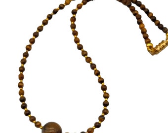 Tigereye Beaded Necklace