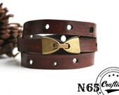 Leather Wrap Bracelet,leather wrap around bracelet,Multi-Strand bracelet,Bohemian jewelry,gift for wife,Moon band,Leather anniversary