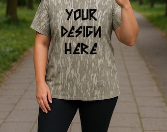 ARCHIVO DIGITAL Mossy Oak Bottomland Camo Maqueta de camuflaje vintage/ Maqueta de camiseta de camuflaje descolorido Maqueta de camiseta de camuflaje/ Maquetas de camisa de camuflaje/ Maqueta de camisa