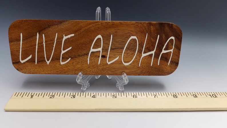 Maui Hawaiian Memories Molokai Hawaii Koa Wood Kauai Live Aloha Hawaii Gift Refrigerator Magnet Oahu Limited and Protected Species