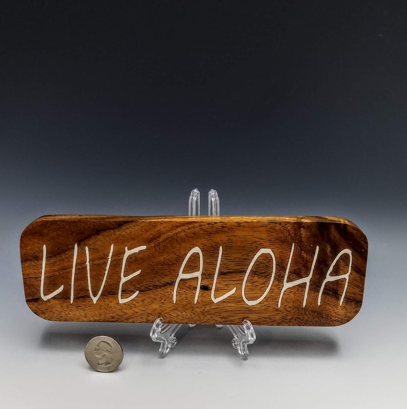 Maui Hawaiian Memories Molokai Hawaii Koa Wood Kauai Live Aloha Hawaii Gift Refrigerator Magnet Oahu Limited and Protected Species